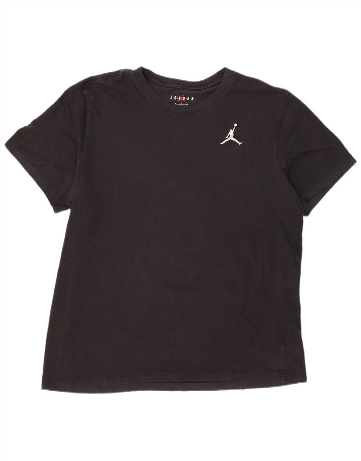Jordan Mens T-Shirt Top XL Black Cotton