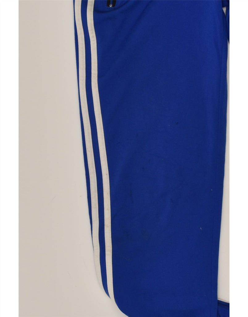 ADIDAS Boys Tracksuit Trousers Joggers 12-13 Years Blue Polyester | Vintage Adidas | Thrift | Second-Hand Adidas | Used Clothing | Messina Hembry 