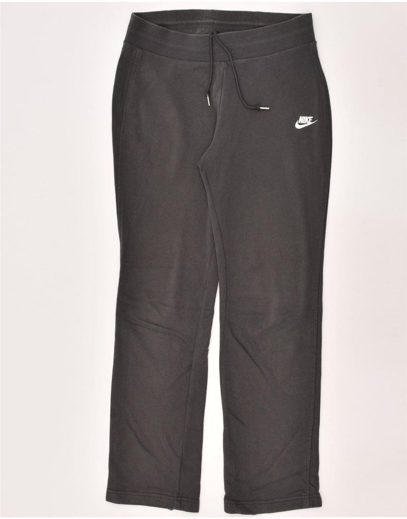 NIKE Womens Tracksuit Trousers UK 14 Large Grey Cotton | Vintage Nike | Thrift | Second-Hand Nike | Used Clothing | Messina Hembry 