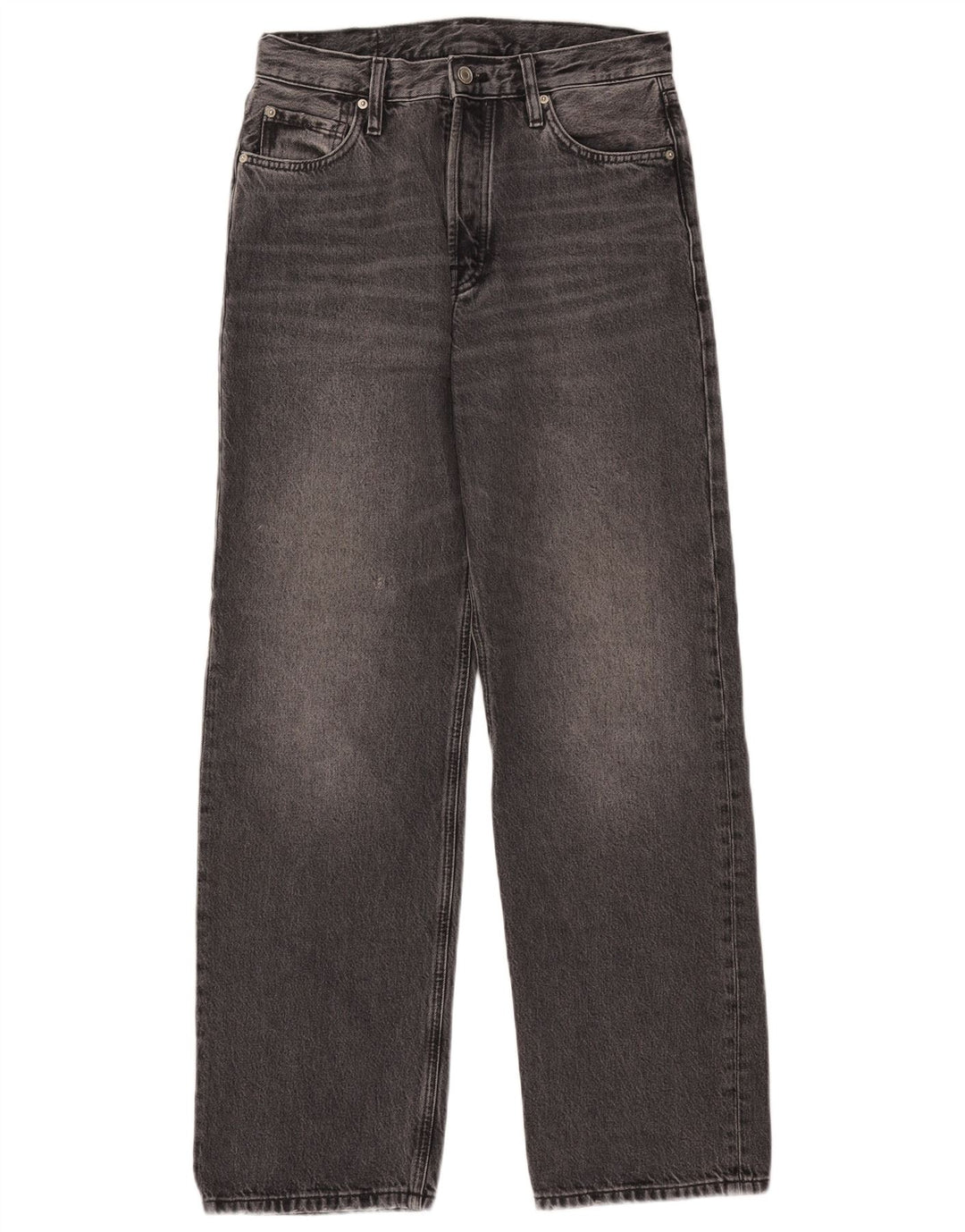Massimo Dutti Womens Loose Jeans EU 38 Small W28 L30 Grey Cotton