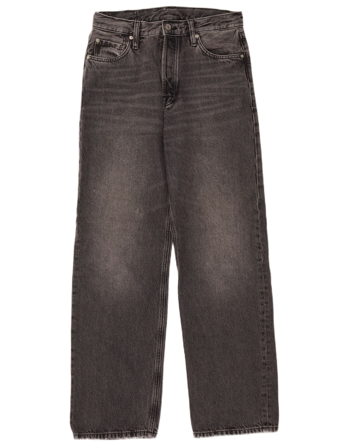 Massimo Dutti Womens Loose Jeans EU 38 Small W28 L30 Grey Cotton