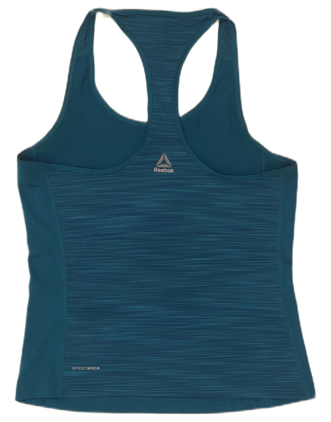 Reebok Womens Vest Top UK 8/10 Small Blue Flecked Polyester