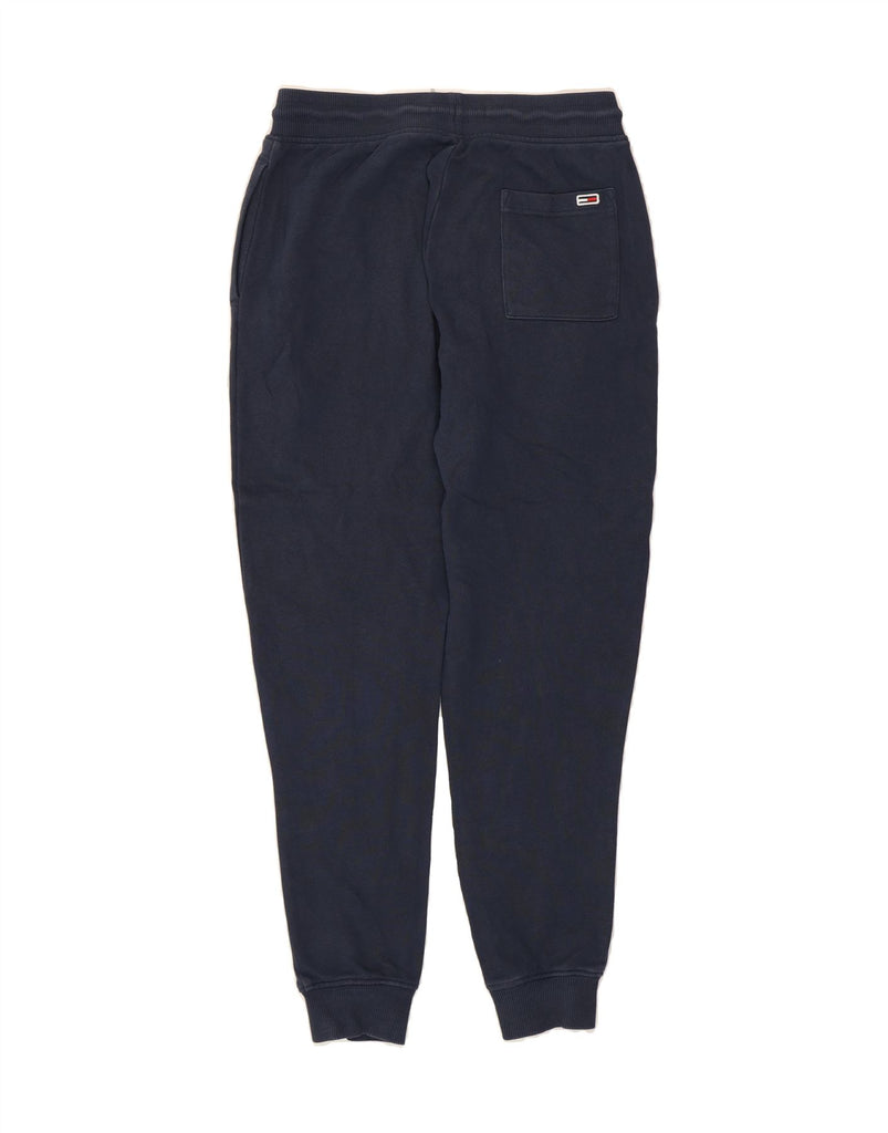 TOMMY HILFIGER Womens Tracksuit Trousers Joggers UK 10 Small  Navy Blue Vintage Tommy Hilfiger and Second-Hand Tommy Hilfiger from Messina Hembry 