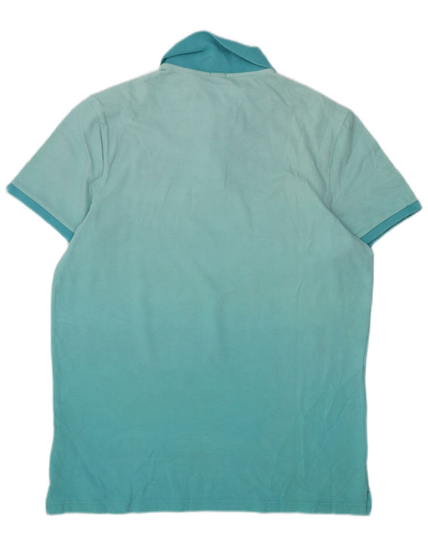 Hollister Mens Polo Shirt XL Blue Cotton