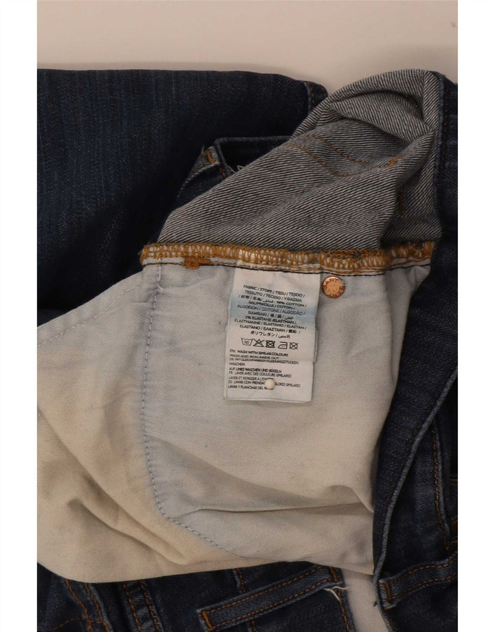 Gant Mens Regular Fit Straight Jeans W34 L30 Blue Cotton