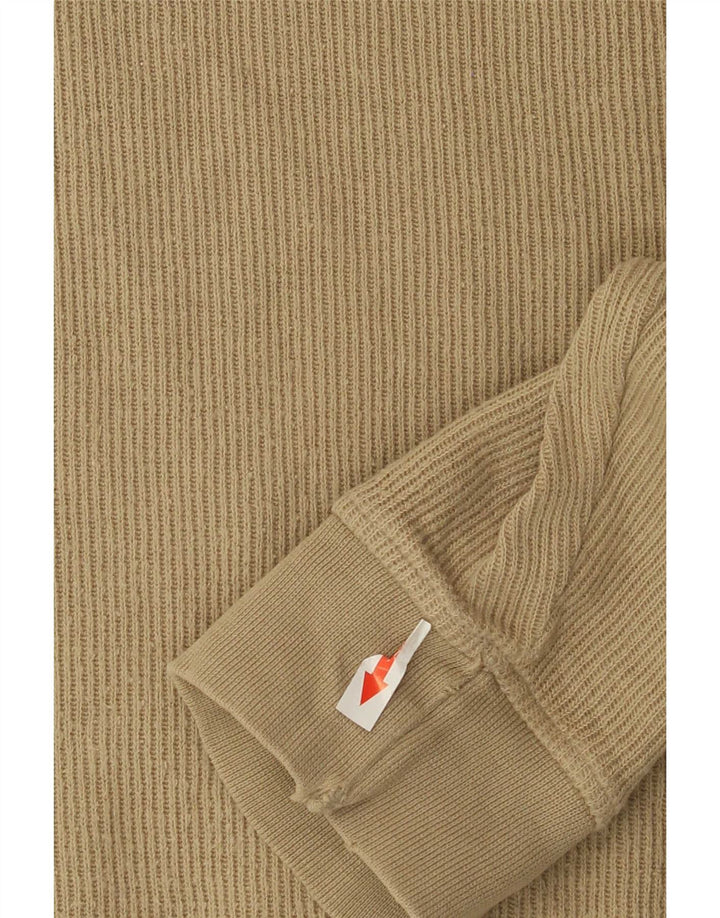 Marlboro Classics Mens Top Long Sleeve Large Khaki Cotton