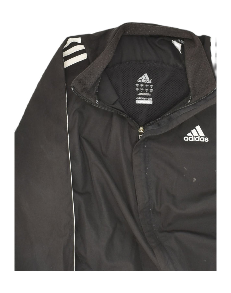 ADIDAS Mens Clima 365 Tracksuit Top Jacket Small Black Polyester | Vintage Adidas | Thrift | Second-Hand Adidas | Used Clothing | Messina Hembry 