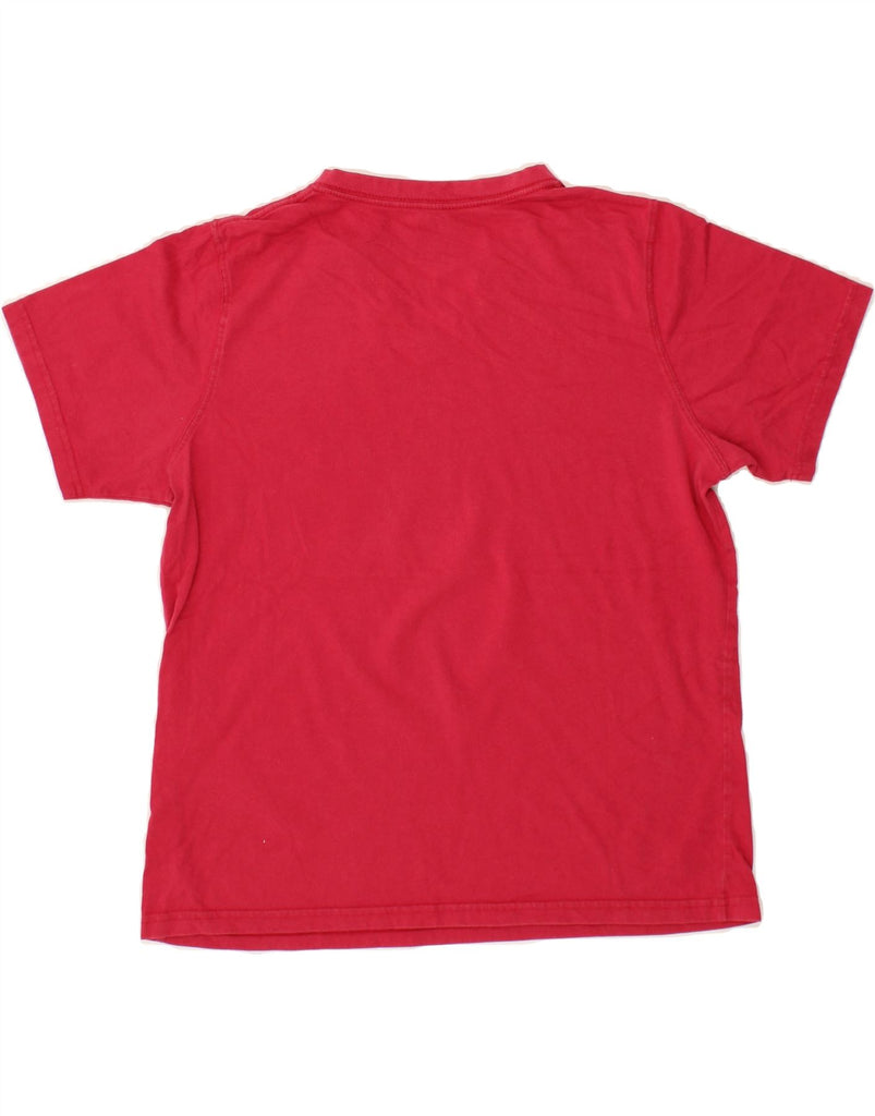 L.L.BEAN Womens T-Shirt Top UK 14 Medium Pink Cotton Vintage L.L.Bean and Second-Hand L.L.Bean from Messina Hembry 