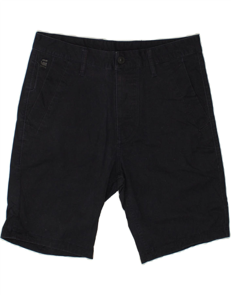 G-STAR Mens Chino Shorts W30 Medium Navy Blue | Vintage G-Star | Thrift | Second-Hand G-Star | Used Clothing | Messina Hembry 