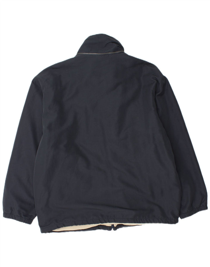 Kappa Mens Loose Fit Reversible Jacket UK 36 Small Navy Blue Polyester