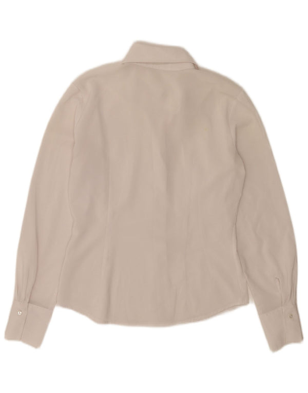 Naracamicie Womens Shirt UK 12 Medium White