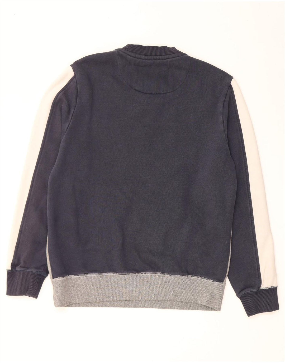 Jack Wills Mens Salcombe Sweatshirt Jumper Large Multicoloured Colourblock