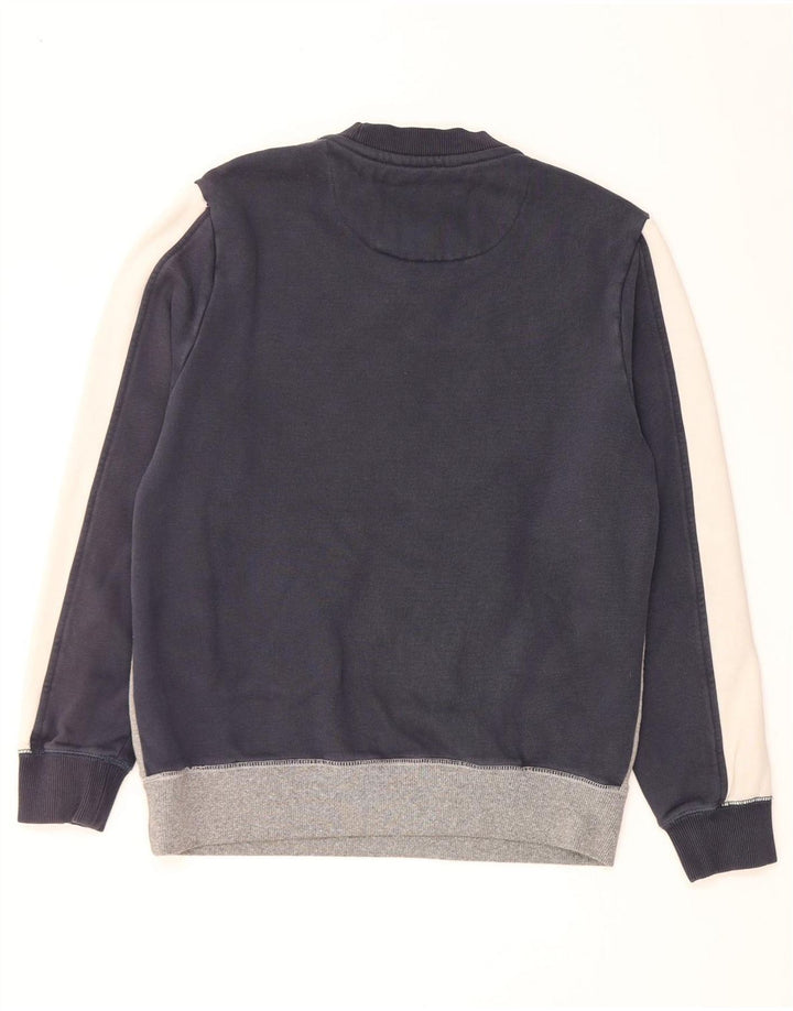 Jack Wills Mens Salcombe Sweatshirt Jumper Large Multicoloured Colourblock