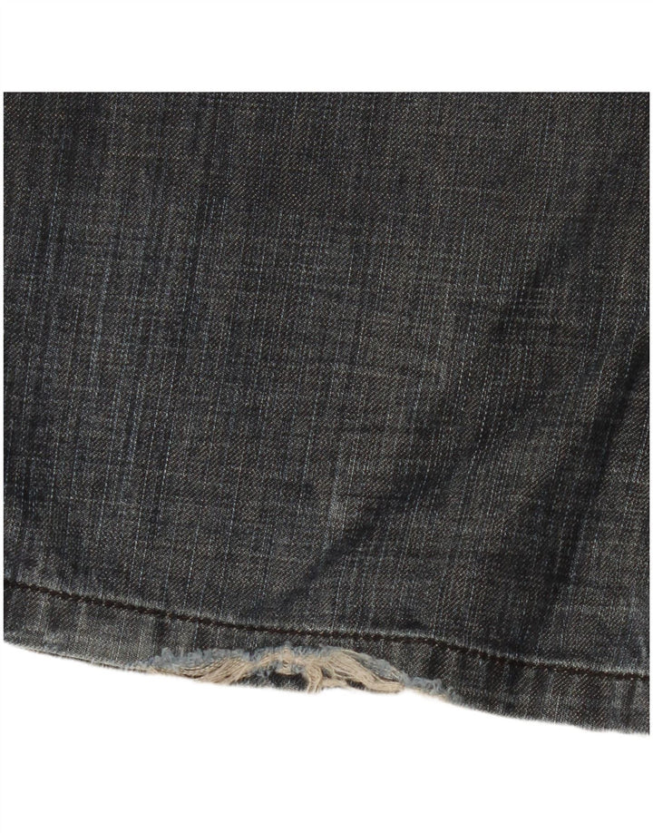 Marks & Spencer Womens Autograph Loose Jeans W34 L29 Navy Blue Cotton