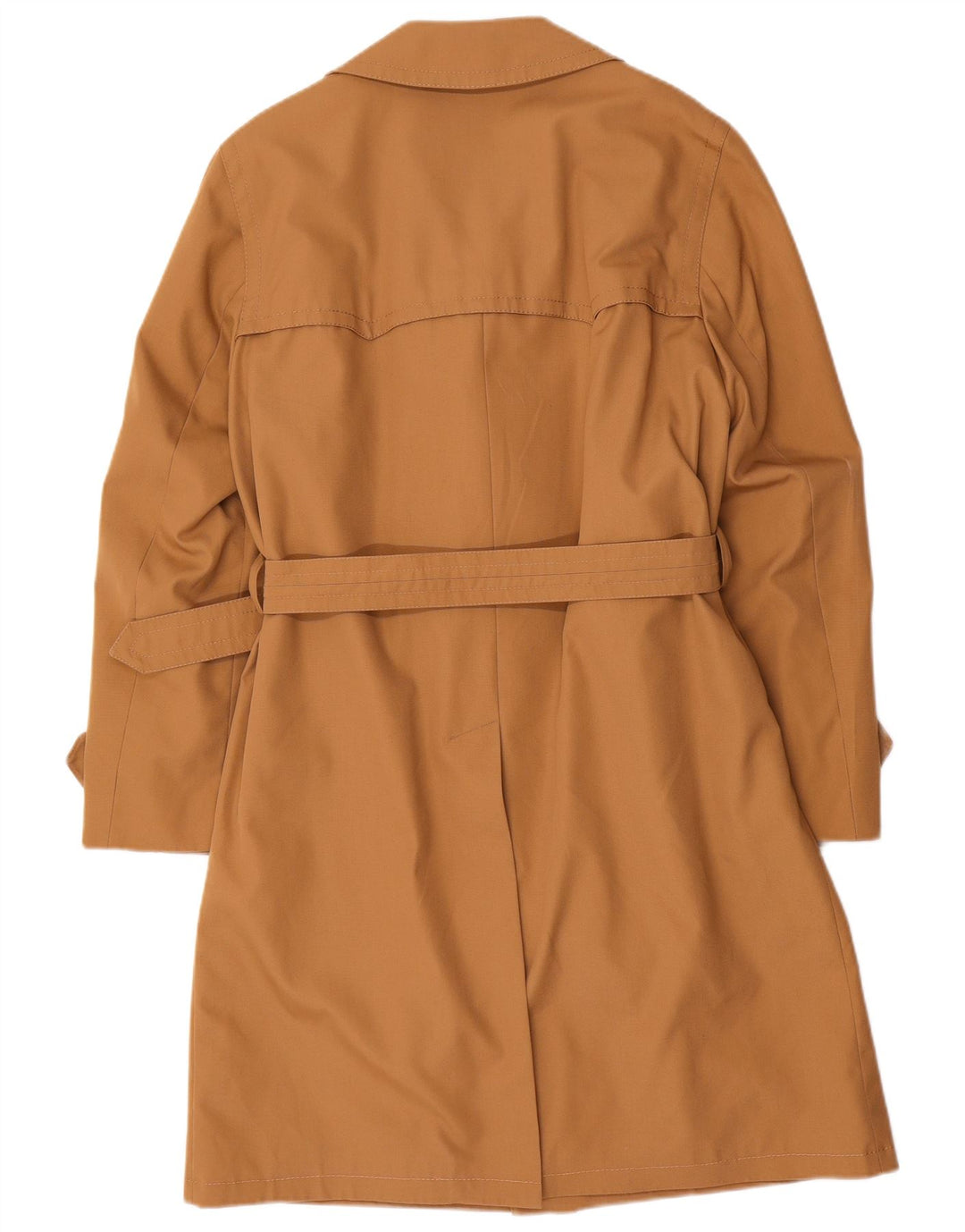 Strellson Mens Overcoat IT 48 Medium Brown Polyester