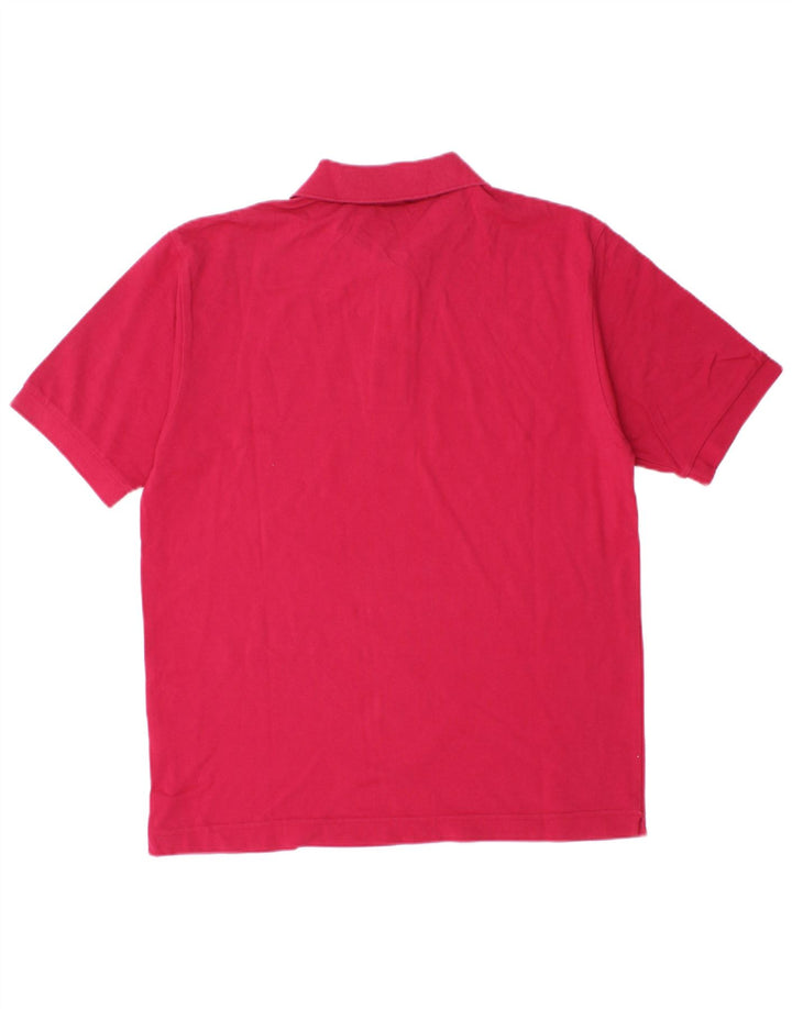 KAPPA Mens Polo Shirt Medium Pink Cotton