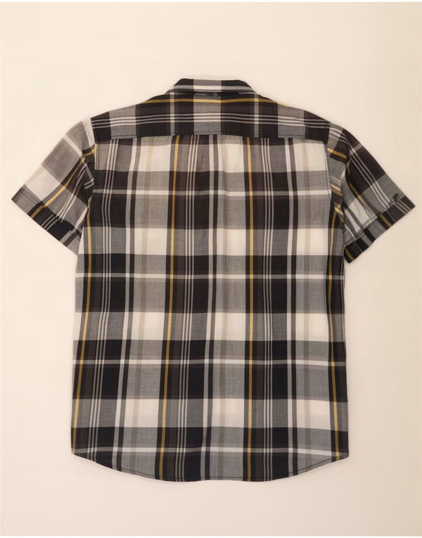 Lee Mens Short Sleeve Regular Fit Shirt 2XL Blue Plaid