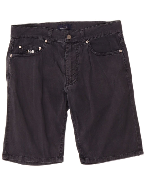 Harmont & Blaine Mens Casual Shorts IT 44 XS W30 Grey Cotton