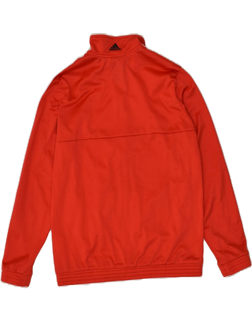 ADIDAS Boys Graphic Tracksuit Top Jacket 13-14 Years Red Polyester | Vintage Adidas | Thrift | Second-Hand Adidas | Used Clothing | Messina Hembry 