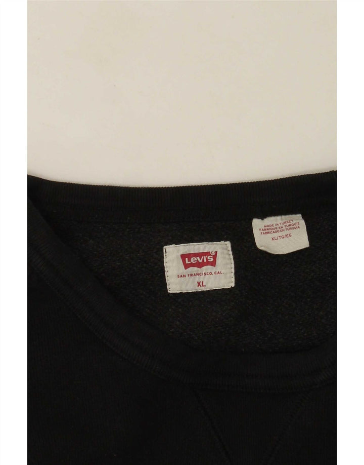 Levi's Mens Sweatshirt Jumper XL Black