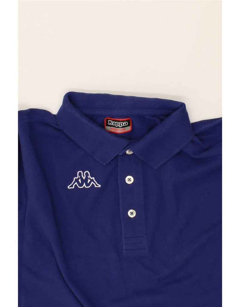 KAPPA Mens Polo Shirt Medium Navy Blue Cotton Vintage Kappa and Second-Hand Kappa from Messina Hembry 