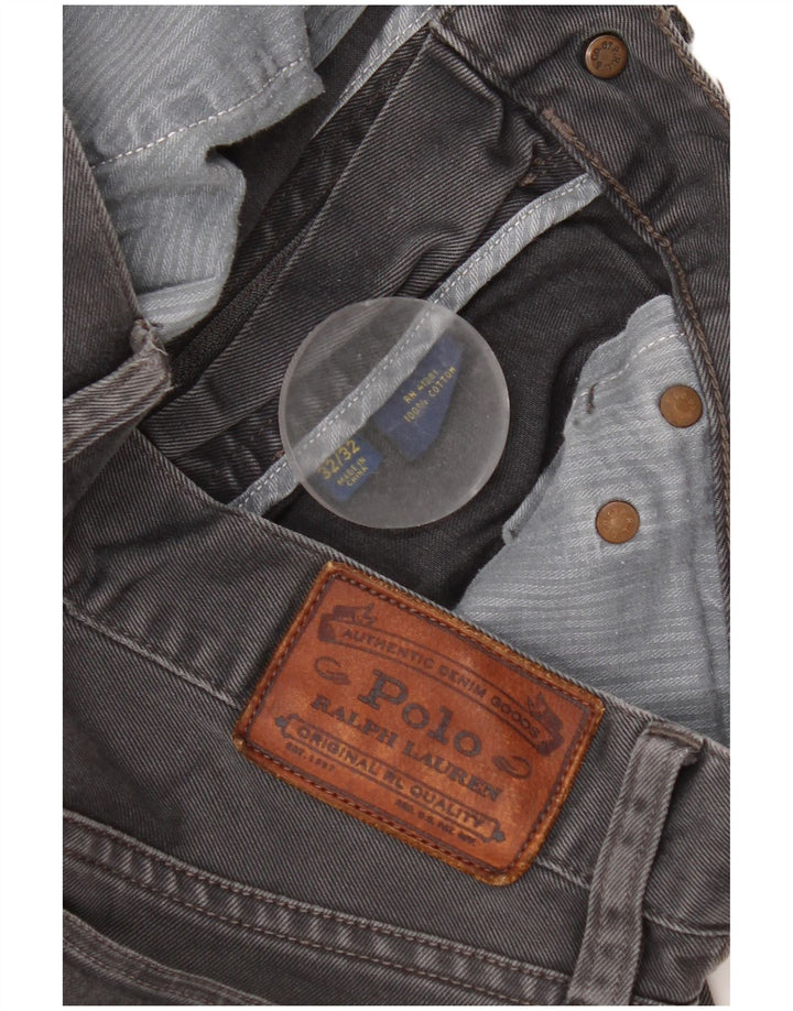 Ralph Lauren Mens Slim Jeans W32 L32 Grey Cotton