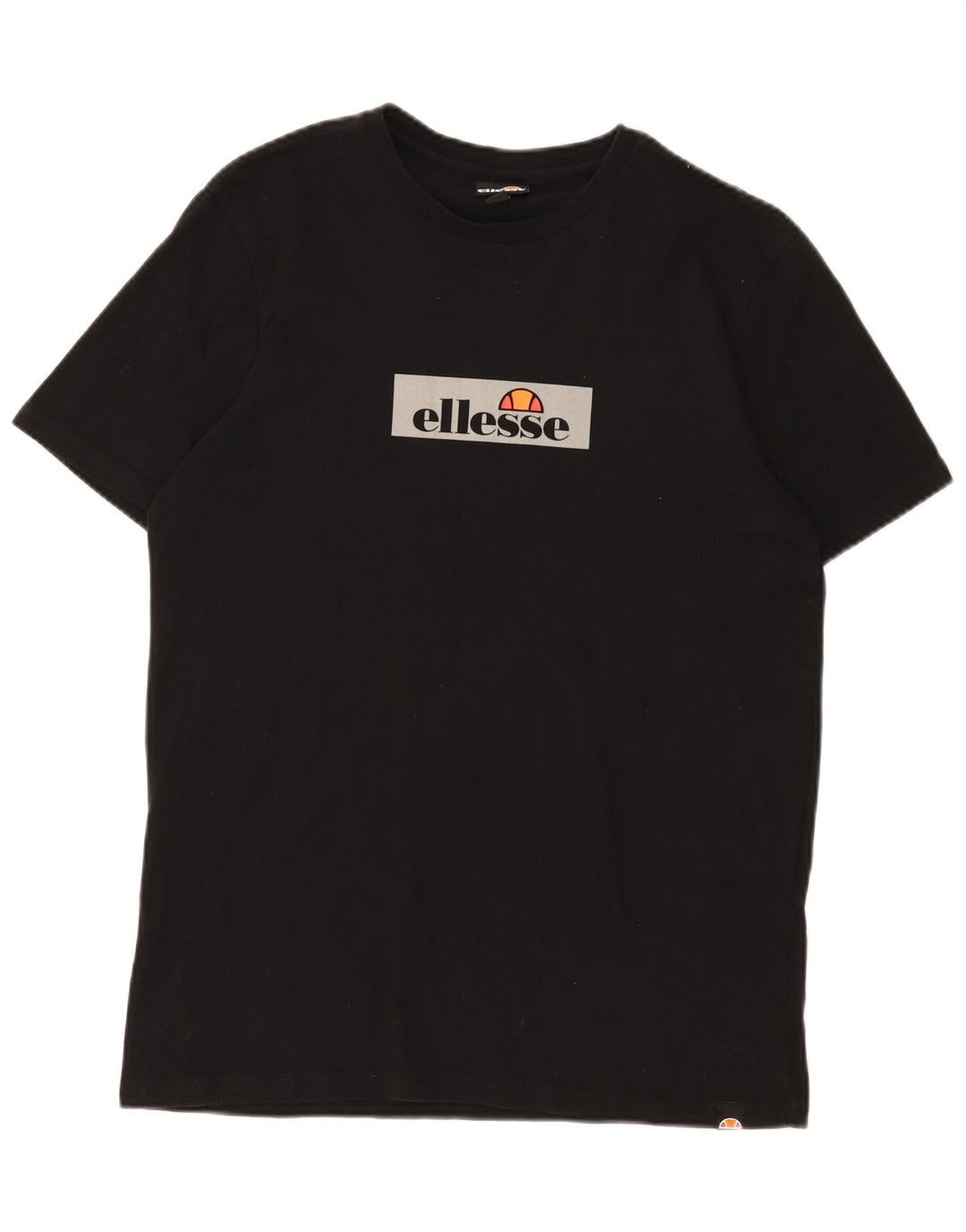 Ellesse Mens Graphic T-Shirt Top Medium Black