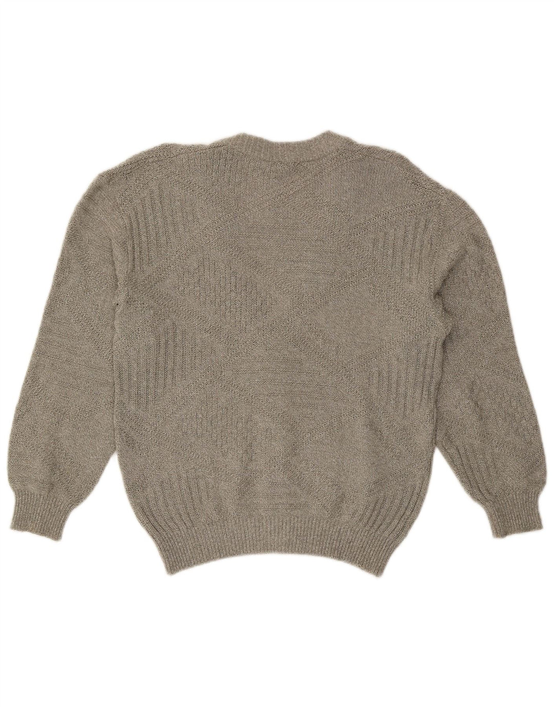 Vintage Mens Cardigan Sweater IT 50 Large Grey
