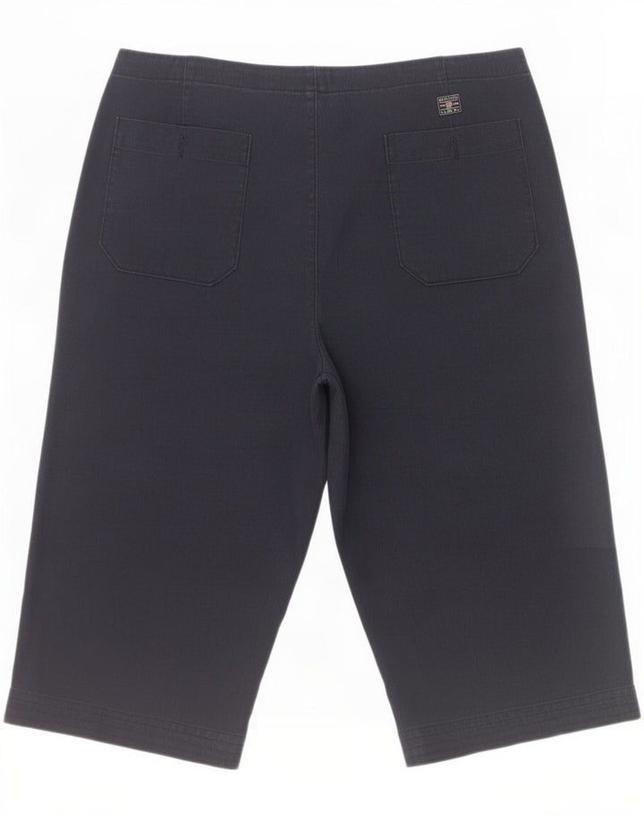 Gant Mens Bermuda Shorts W35 Large Navy Blue Linen