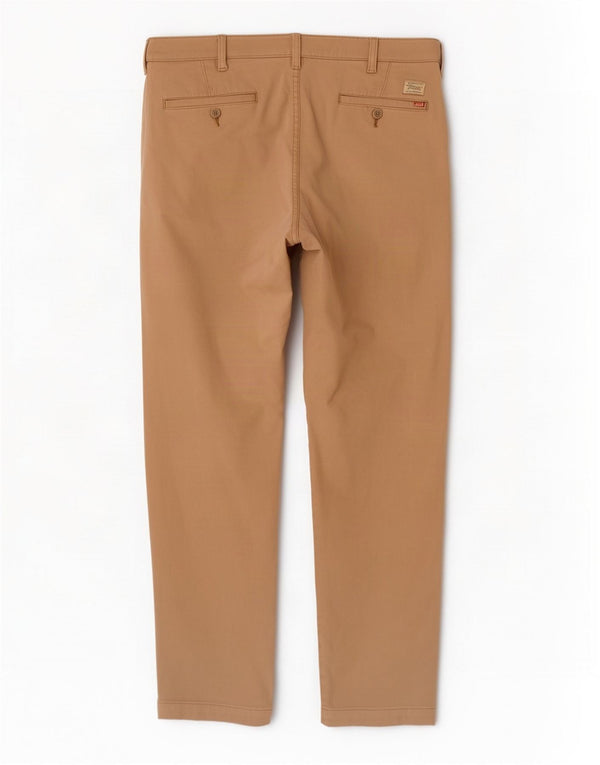 Levi's Mens Standard Tapered Chino Trousers W38 L32 Khaki Cotton