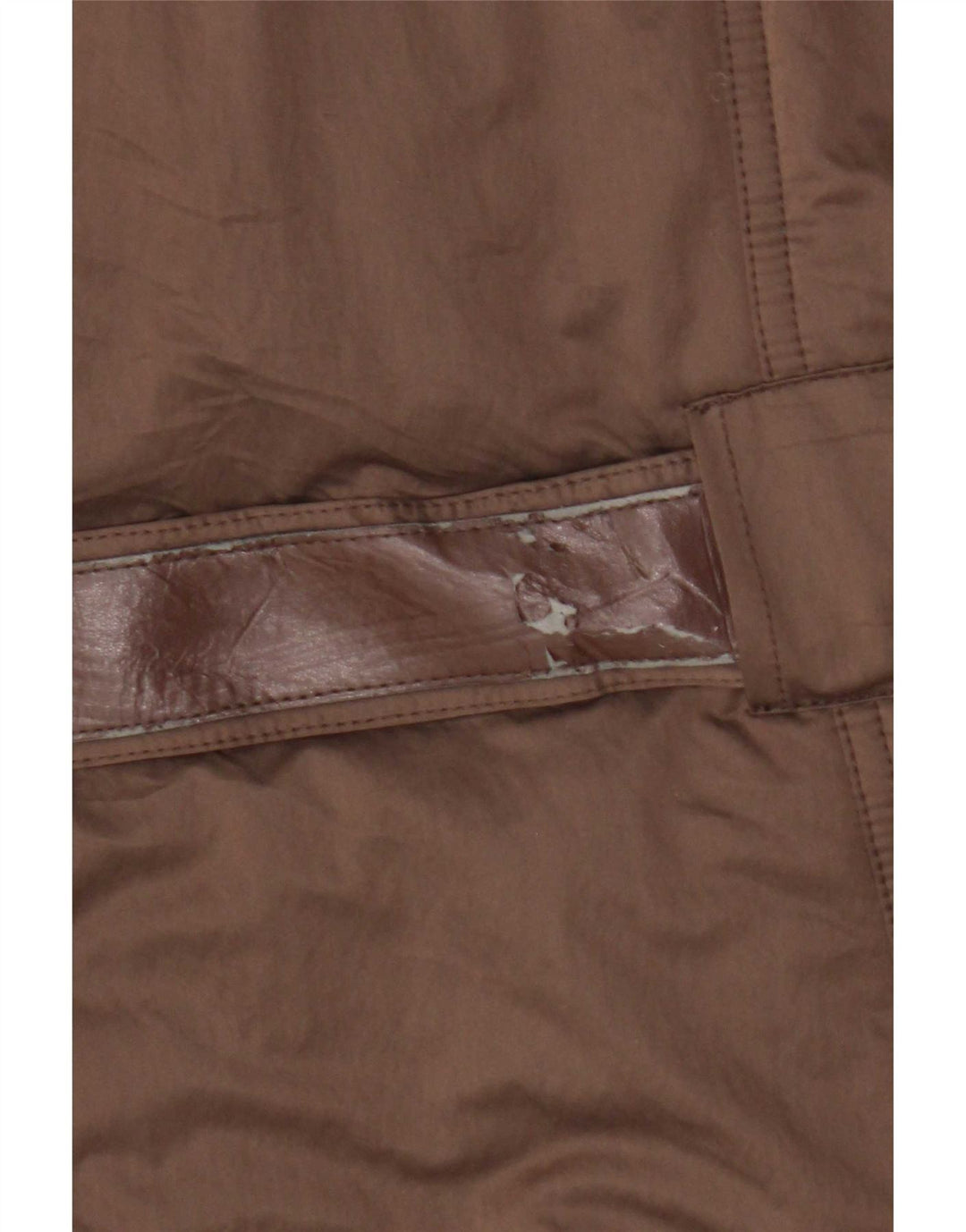 Trussardi Jeans Womens Padded Jacket IT 50 XL Brown Polyester