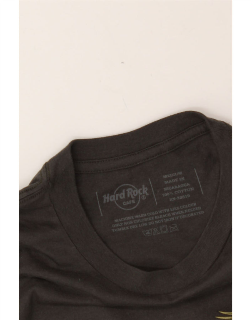 HARD ROCK CAFE Mens Los Angeles Graphic T-Shirt Top Medium Grey Cotton Vintage Hard Rock Cafe and Second-Hand Hard Rock Cafe from Messina Hembry 