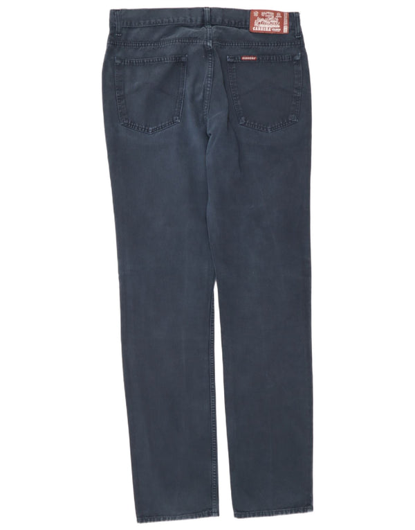 Carrera Mens Straight Jeans IT 50 Large W34 L34 Navy Blue Cotton