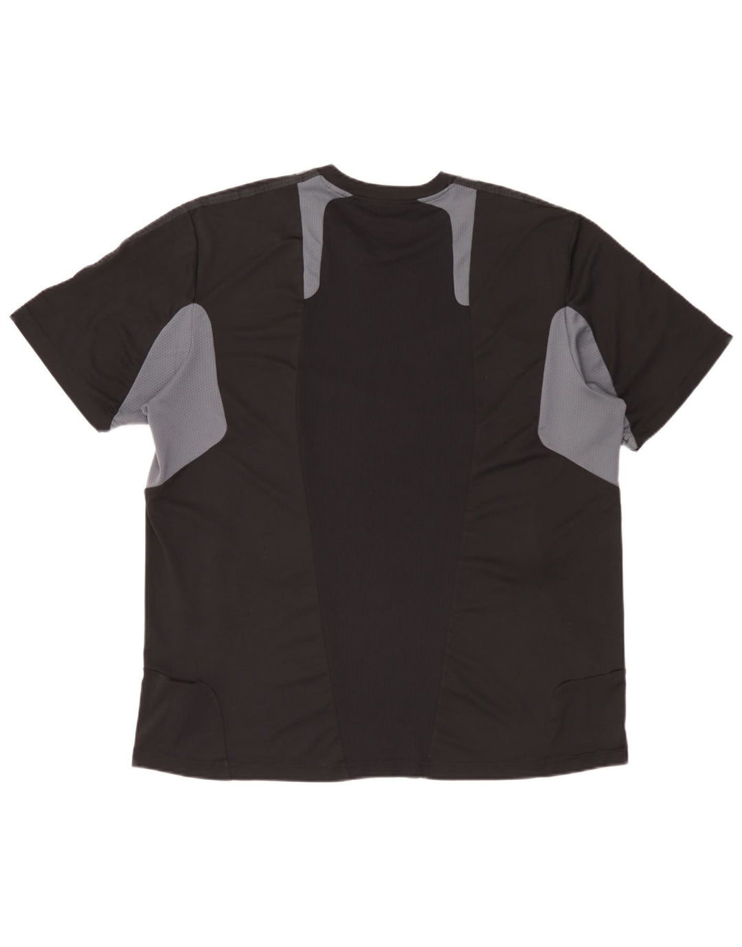 Adidas Mens Climacool T-Shirt Top 2XL Black Colourblock Polyester