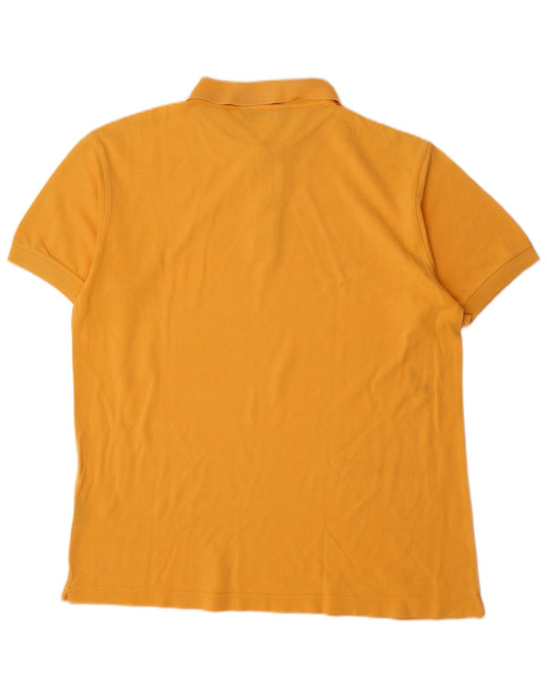 Kappa Mens Polo Shirt Medium Orange Cotton