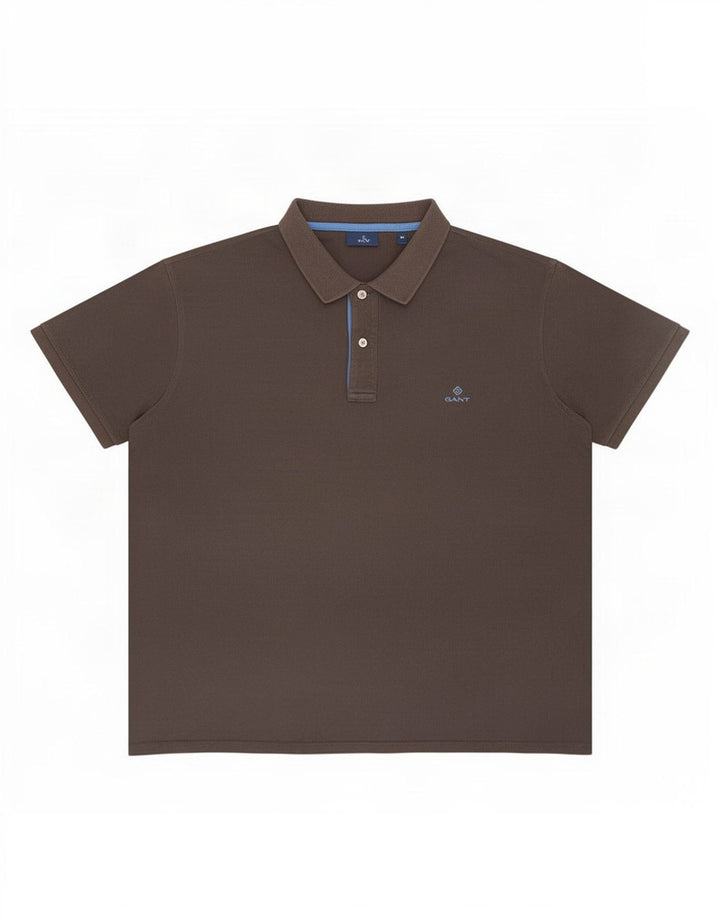 Gant Mens Polo Shirt 5XL Grey Cotton
