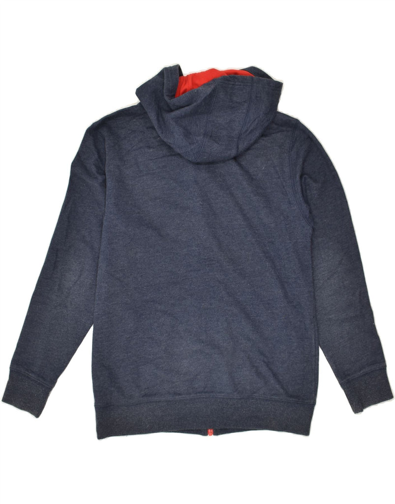 QUIKSILVER Boys Graphic Zip Hoodie Sweater 14-15 Years XL  Navy Blue | Vintage Quiksilver | Thrift | Second-Hand Quiksilver | Used Clothing | Messina Hembry 