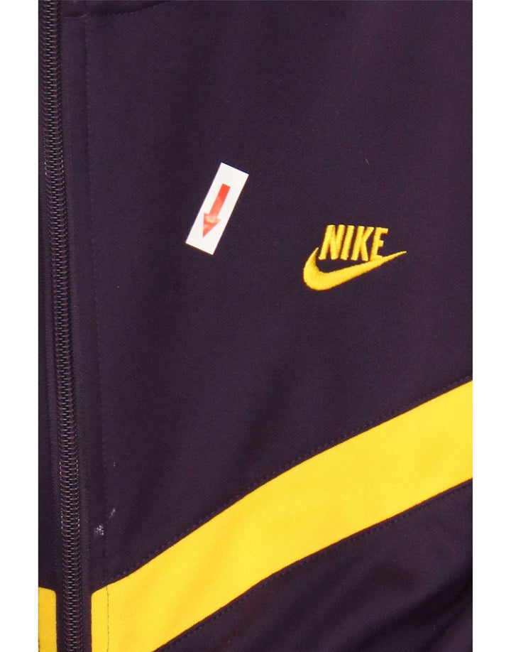 Nike Mens Tracksuit Top Jacket UK 50/52 2XL Purple Polyester