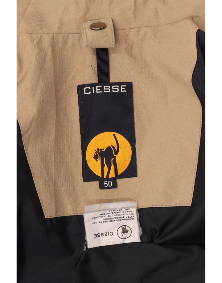 CIESSE PIUMINI Mens Loose Fit Utility Jacket IT 50 Medium Beige Polyester