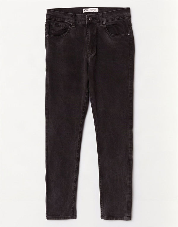 Zara Mens Skinny Jeans EU 38 Small W30 L29 Black