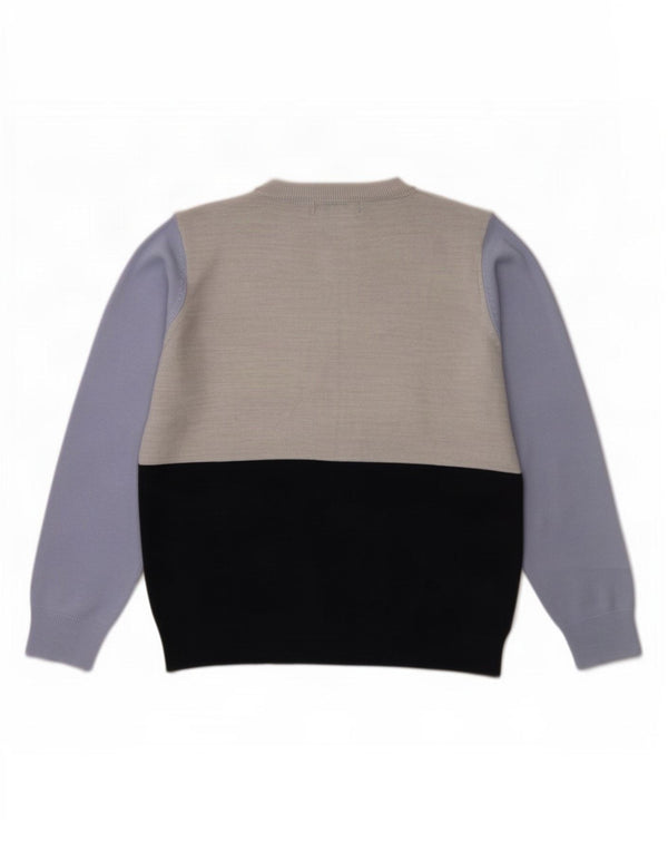 Marks & Spencer Womens Boat Neck Jumper Sweater UK 14 Large Blue