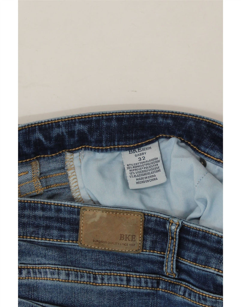 BKE Womens High Rise Curvy Cropped Jeans W32 L24 Blue Cotton Vintage BKE and Second-Hand BKE from Messina Hembry 