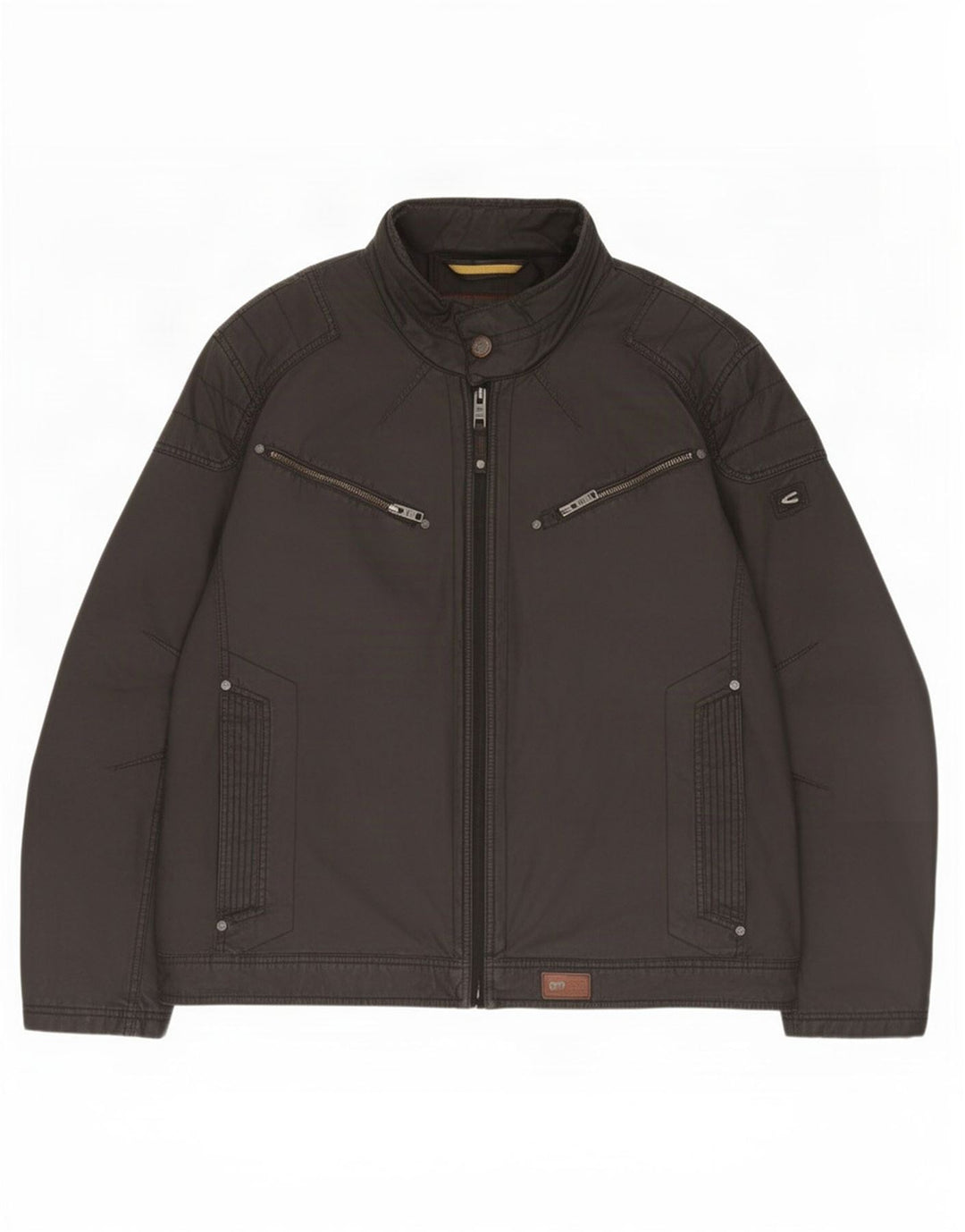Camel Active Mens Windbreaker Jacket EU 58 2XL Black Cotton