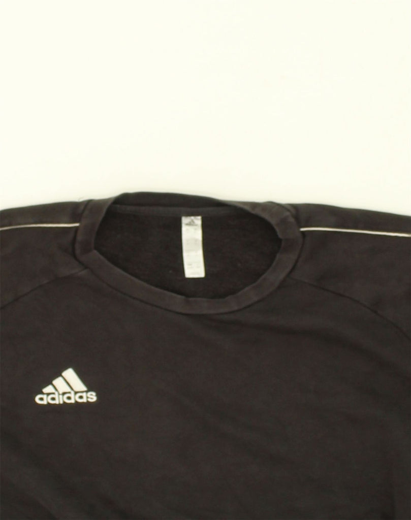 ADIDAS Mens Sweatshirt Jumper XL Black Cotton | Vintage Adidas | Thrift | Second-Hand Adidas | Used Clothing | Messina Hembry 