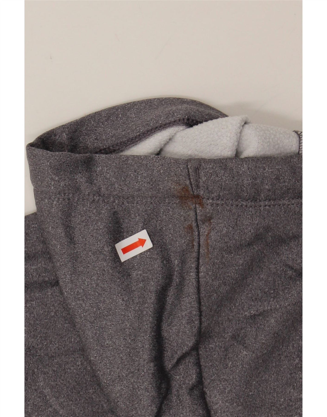 UNDER ARMOUR Womens Oversized Graphic Hoodie Jumper UK 6 XS Grey Polyester Vintage Under Armour and Second-Hand Under Armour from Messina Hembry 
