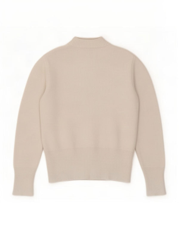 Zara Womens Cardigan Sweater UK 10 Small White Polyamide