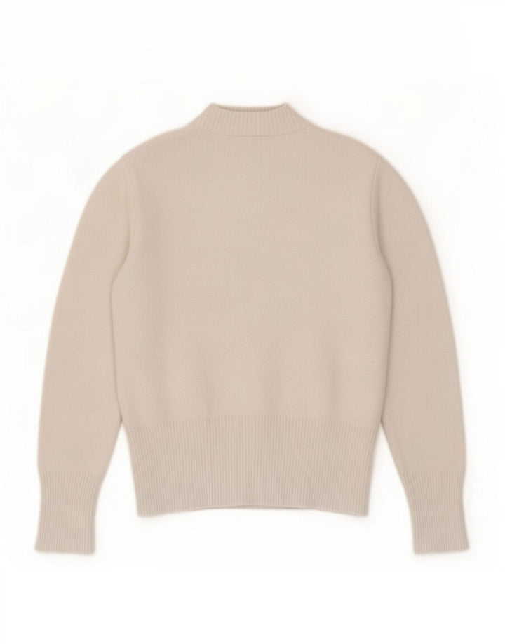 Zara Womens Cardigan Sweater UK 10 Small White Polyamide
