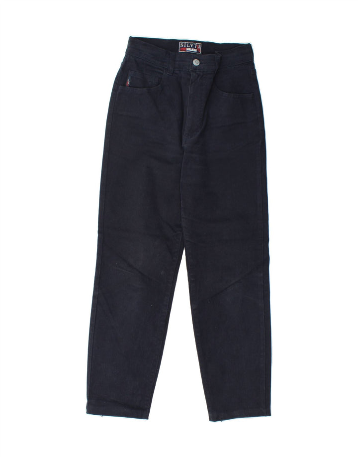 SILVY Mens Unisex Straight Jeans  W36 L25 Navy Blue Cotton Vintage Silvy and Second-Hand Silvy from Messina Hembry 