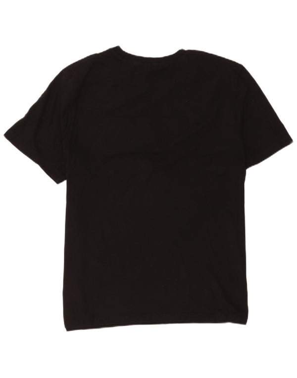 Guess Mens Graphic T-Shirt Top Medium Black