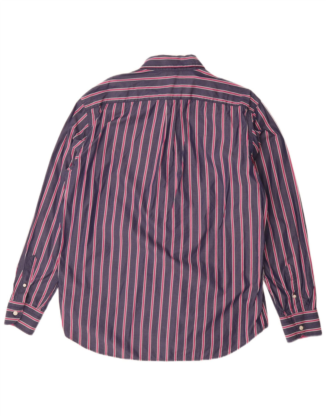 Harmont & Blaine Mens Shirt 2XL Navy Blue Striped Cotton